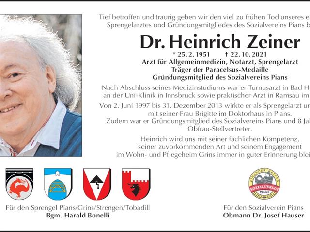 Parte Dr. Heinrich Zeiner